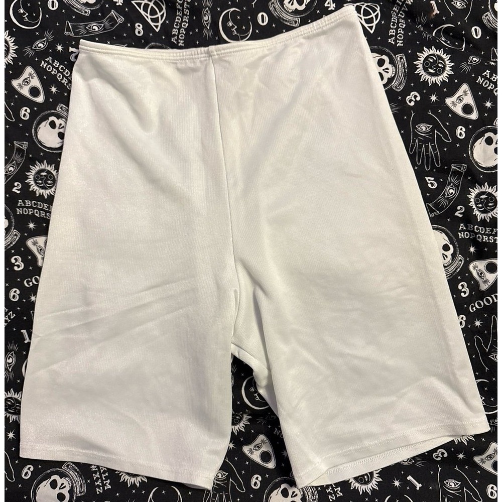 Weight Watchers In Control Women's White Tummy Control Shapewear Shorts, Large